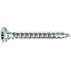 Vis Bois Et Agglo Anti-fendage 3,5 X 25 Tête Fraisée Empreinte étoile Filetage Total - Rocket