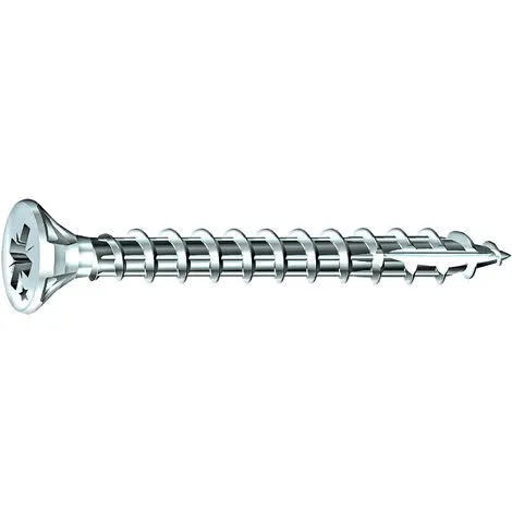 Vis Bois Et Agglo Anti-fendage 4 X 45 Tête Fraisée Empreinte Pozi Filetage Total - Rocket 1 Vis Bois Et Agglo Anti-fendage 4 X 45 Tête Fraisée Empreinte Pozi Filetage Total - Rocket