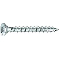 Vis Bois Et Agglo 5 X 40 Tête Fraisée Empreinte Pozi Filetage Total - Rocket