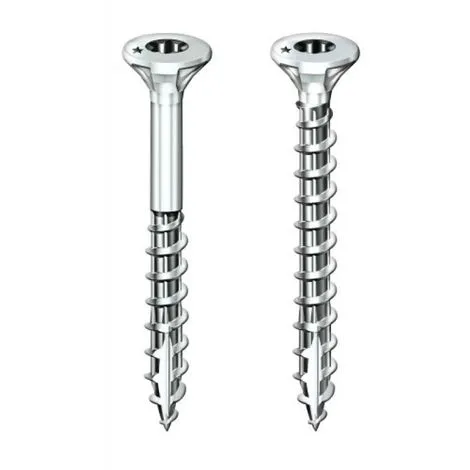 Vis à Bois Aggloméré ROCKET Acier Zingué Tête Fraisée Empreinte Torx T30 Entièrement Filetées 6x30 Boîte De 200 Pièces 1 Vis à Bois Aggloméré ROCKET Acier Zingué Tête Fraisée Empreinte Torx T30 Entièrement Filetées 6x30 Boîte De 200 Pièces