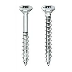 Vis à Bois Aggloméré ROCKET Acier Zingué Tête Fraisée Empreinte Torx T15 Entièrement Filetées 3,5x40 Boîte De 500 Pièces