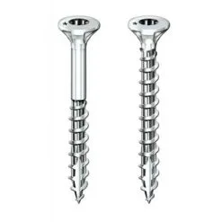 Vis à Bois Aggloméré ROCKET Acier Zingué Tête Fraisée Empreinte Torx T25 Entièrement Filetées 5x45 Boîte De 500 Pièces