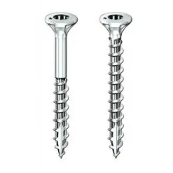 Vis à Bois Aggloméré ROCKET Acier Zingué Tête Fraisée Empreinte Torx T10 Entièrement Filetées 3x16 Boîte De 500 Pièces