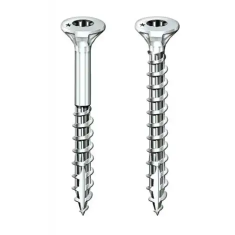 Vis à Bois Aggloméré ROCKET Acier Zingué Tête Fraisée Empreinte Torx T10 Entièrement Filetées 3x25 Boîte De 500 Pièces 1 Vis à Bois Aggloméré ROCKET Acier Zingué Tête Fraisée Empreinte Torx T10 Entièrement Filetées 3x25 Boîte De 500 Pièces