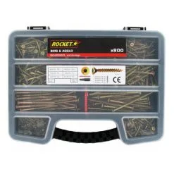 Mallette De 800 Vis Rocket étoile + 4 Embouts